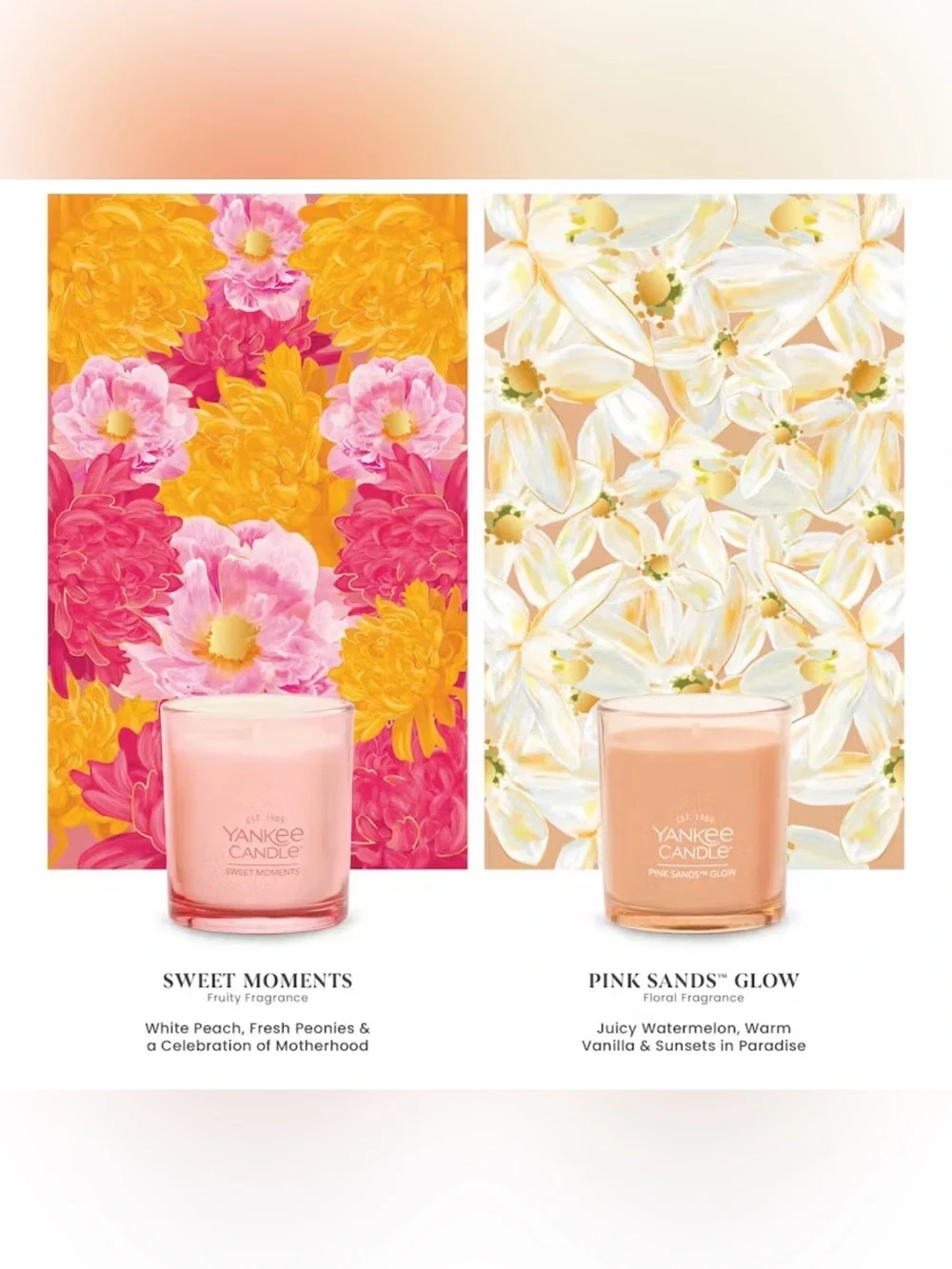 Yankee Candle Pink Peony Mother’s Day Gift Set NWT